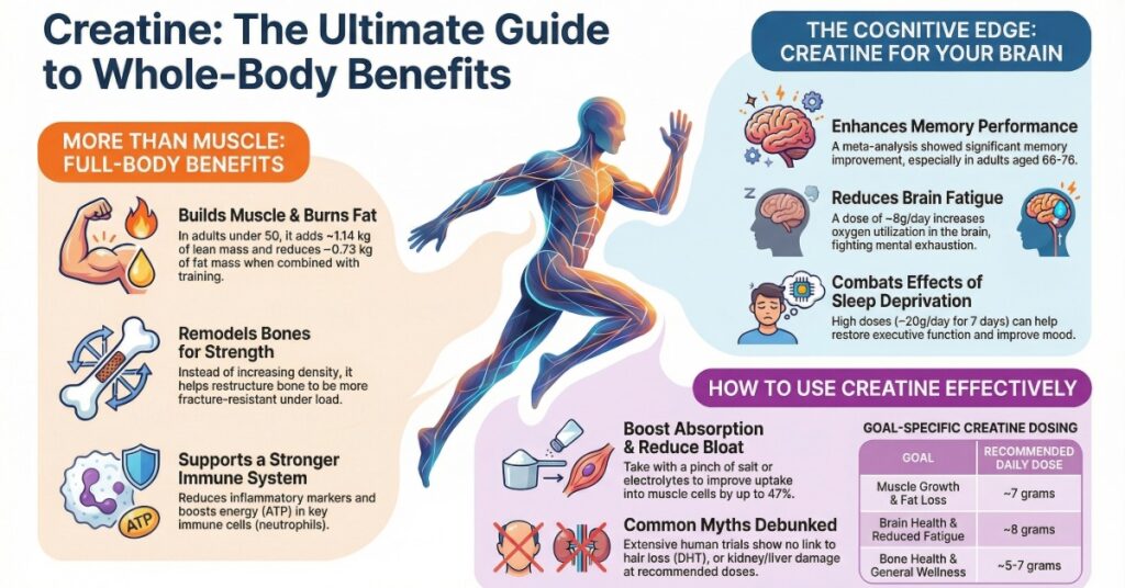 Creatine Info graphic
